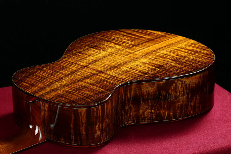 Greta GA Koa Back and Sides Cocobolo Binding