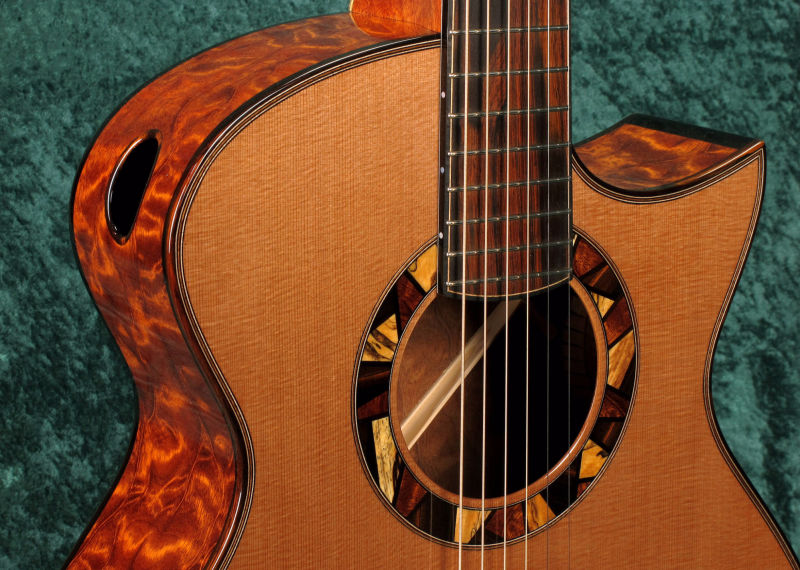 Greta GA Cedar on "Tree" sound port and Florentine cutaway