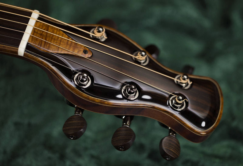 Hatcher Guitars Sculpted Pillow Top Headstock