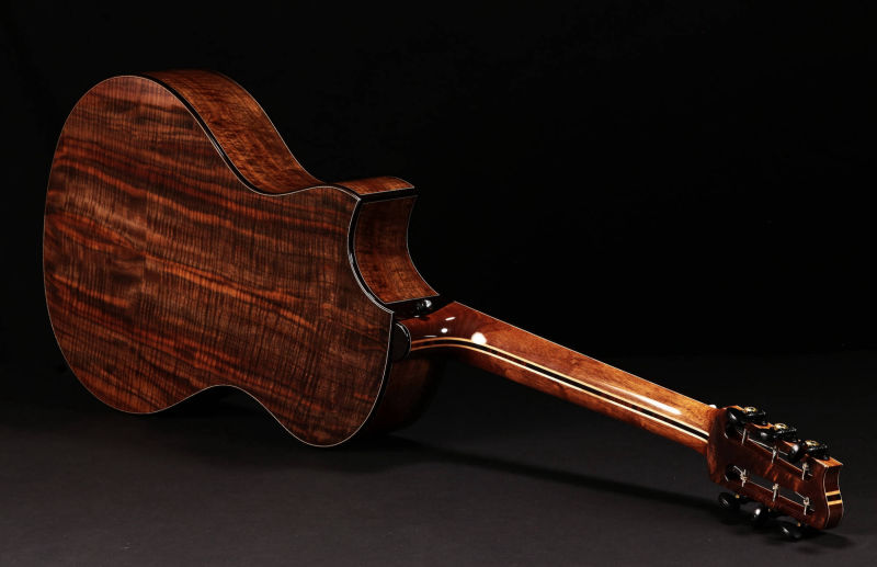 Hatcher Guitars Piña Parlor Flammed Claro Walnut Back